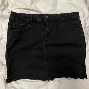 Garage Black Mini Skirt